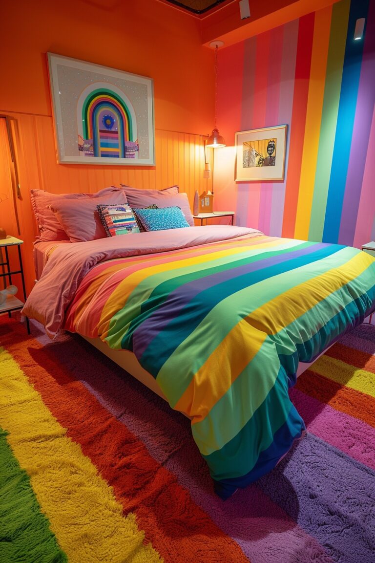 29 Rainbow Bedroom Ideas for Kids and Teens My Elegant Home