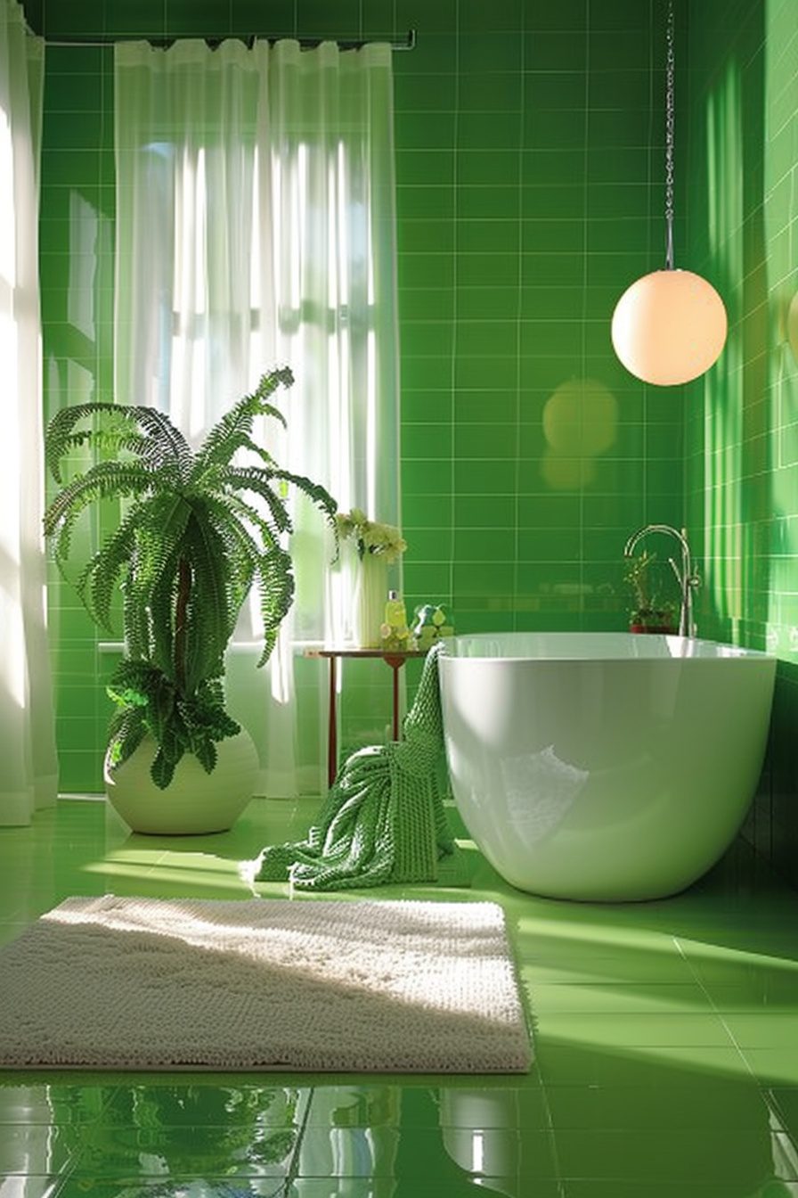29 Green Bathroom Decor Ideas to Add a Pop of NatureInspired Color