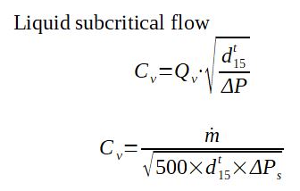 Control valve flow coefficient Cv Kv - Valve sizing - Process Engineer