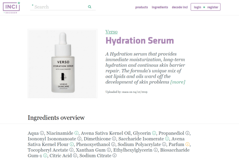 Skincare Ingredients Checker 5 sites will Analyse the Ingredients