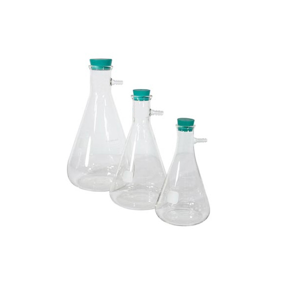 Filter Flasks and Rubber Stoppers with Fitting