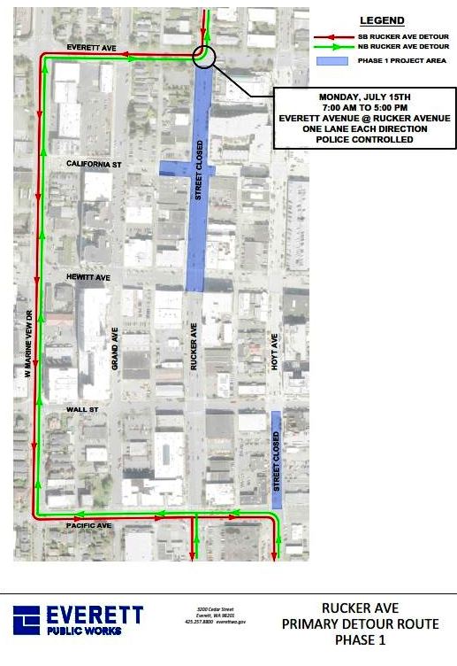 Rucker ReRoute Now In Full Swing My Everett NewsMy Everett News