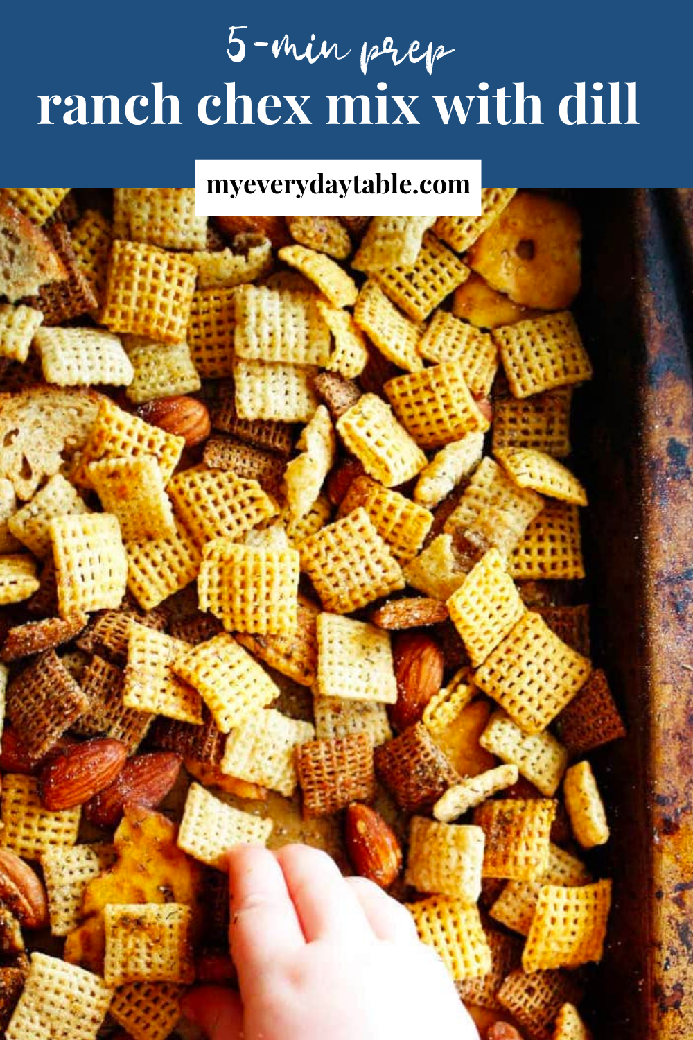 Ranch Chex Mix Recipe with Dill My Everyday Table