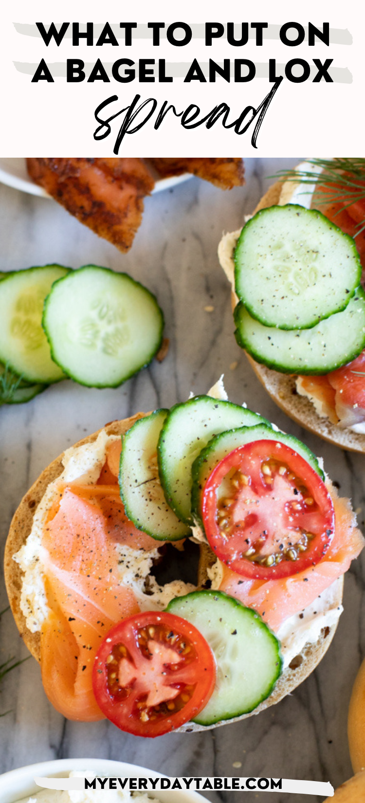Salmon Lox and Bagels Recipe How to set up a lox bagel bar (video)