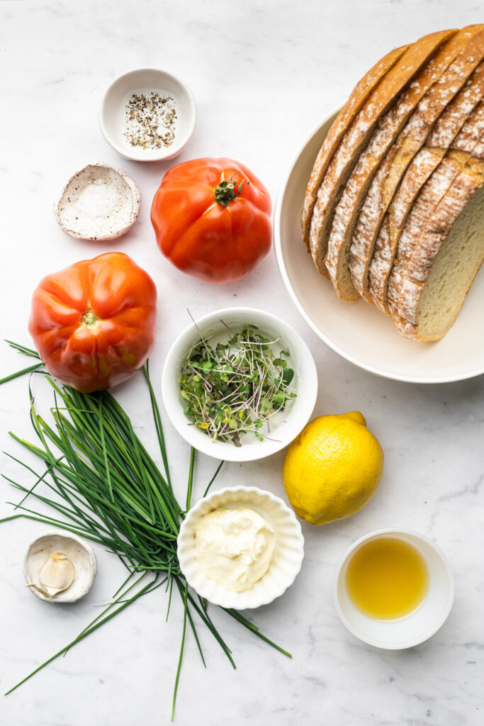 The BEST Summer Tomato Toast Recipe