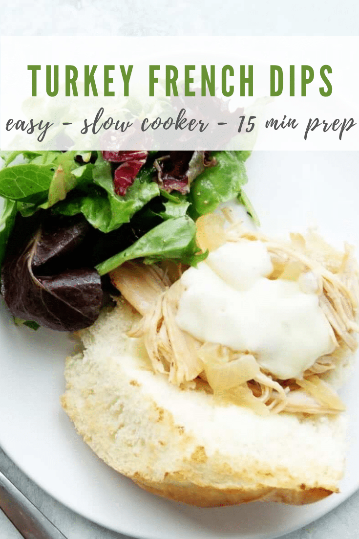 Healthy Slow Cooker Turkey French Dips My Everyday Table
