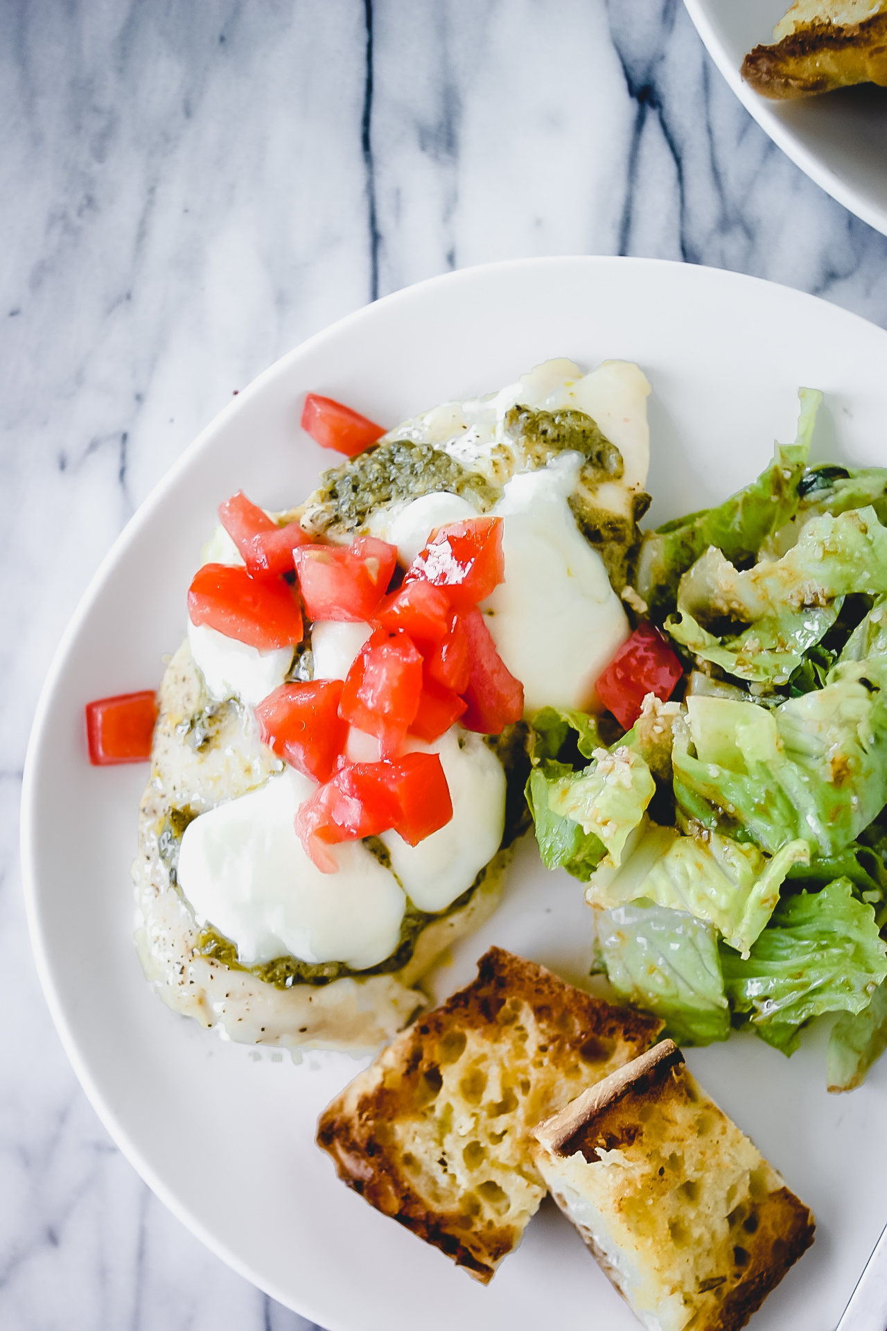 Easy Basil Pesto Chicken Breast Recipe with Mozzarella