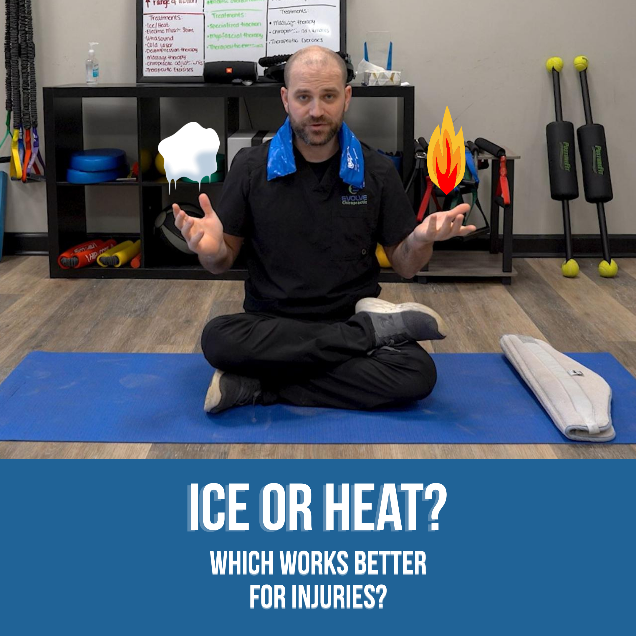 What's the best treatment for a Pulled Muscle Heat or Ice? Evolve