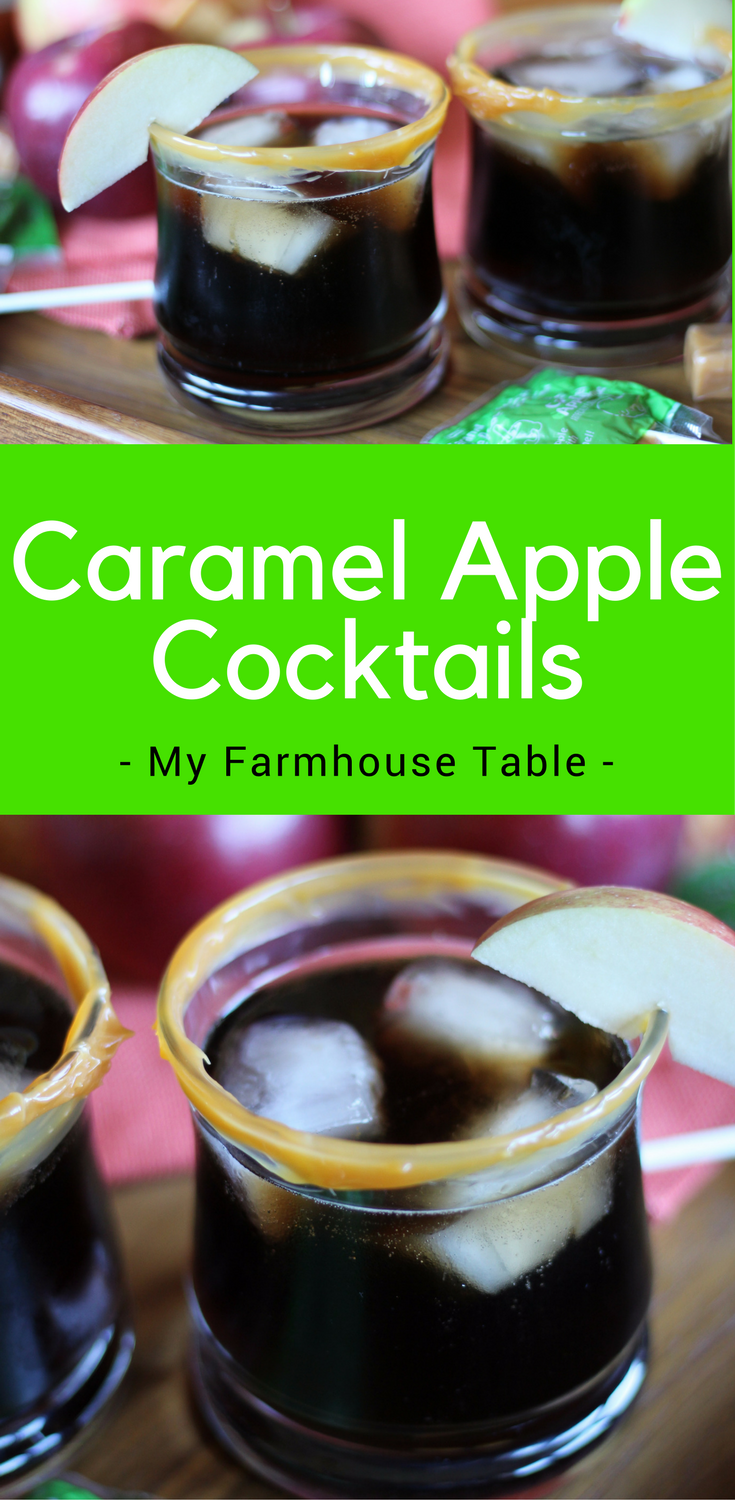 Caramel Apple Cocktail My Farmhouse Table