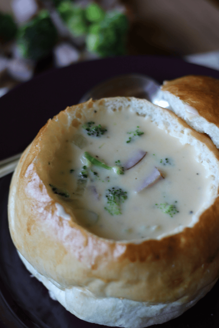 Cheesy Ham and Broccoli Soup My Farmhouse Table