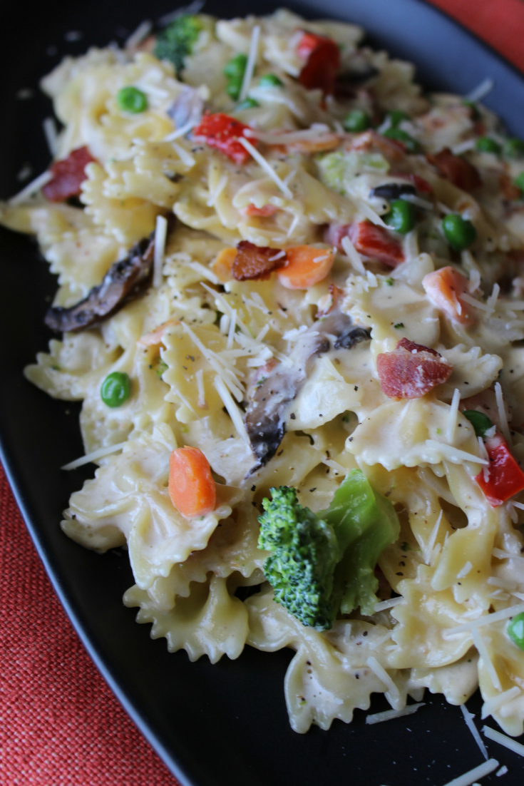 Creamy Pasta Primavera My Farmhouse Table