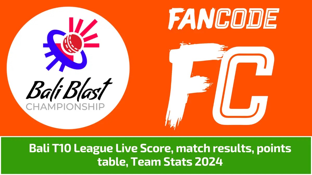 Bali T10 League Live Score, Stream, Match results, Points table, Team