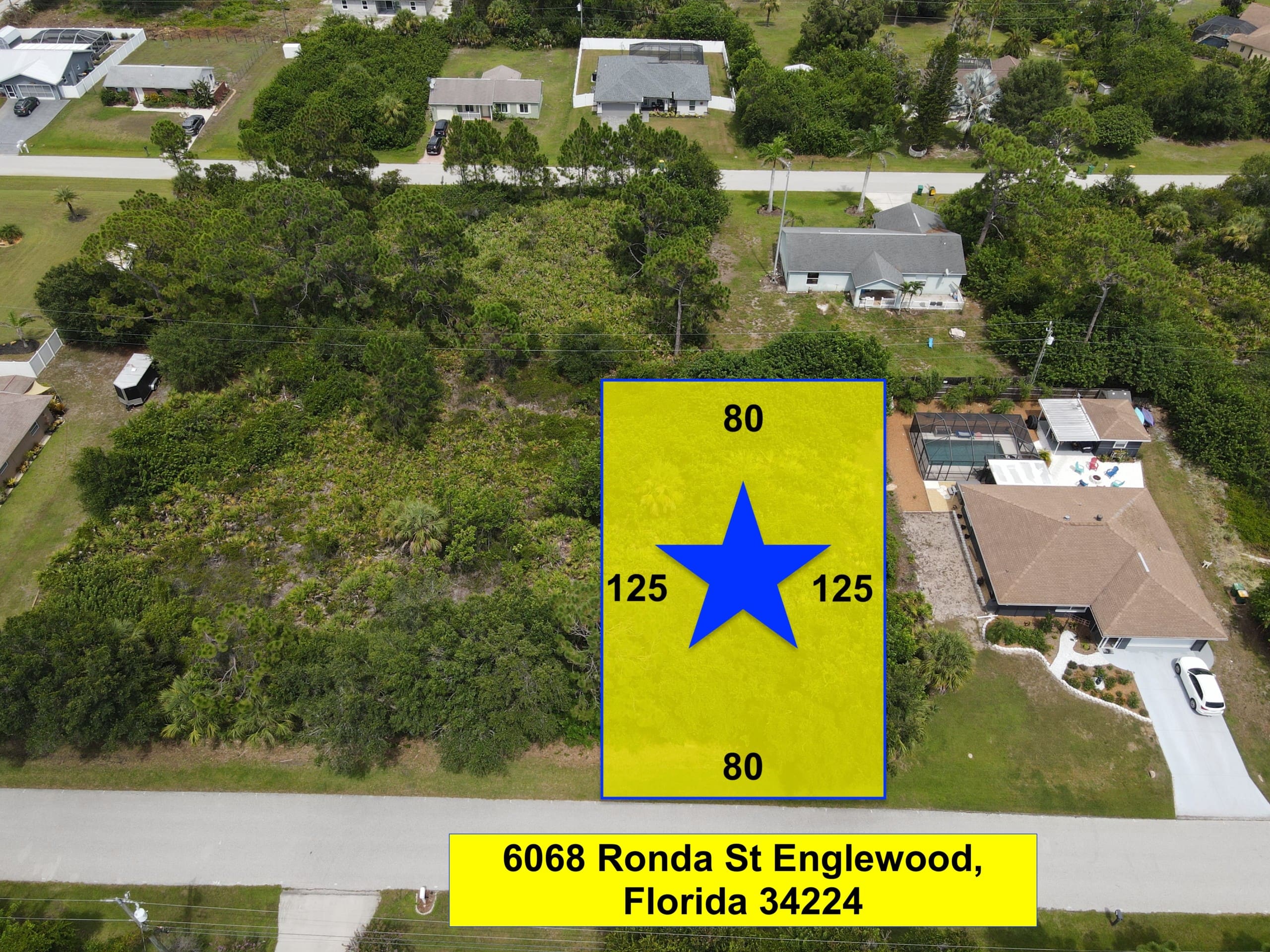 6068 Ronda St Englewood, Florida 34224 Terrenos en Florida