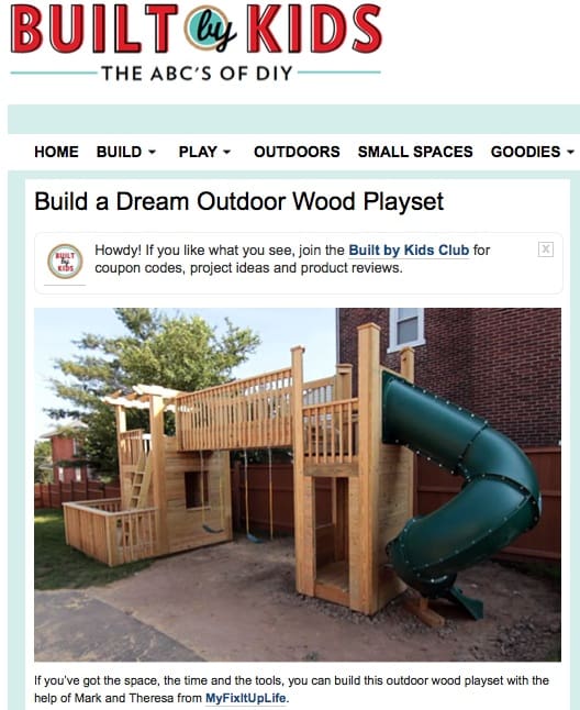 Mark & Theresa Show How to Build a Dream Outdoor Wood Playset!