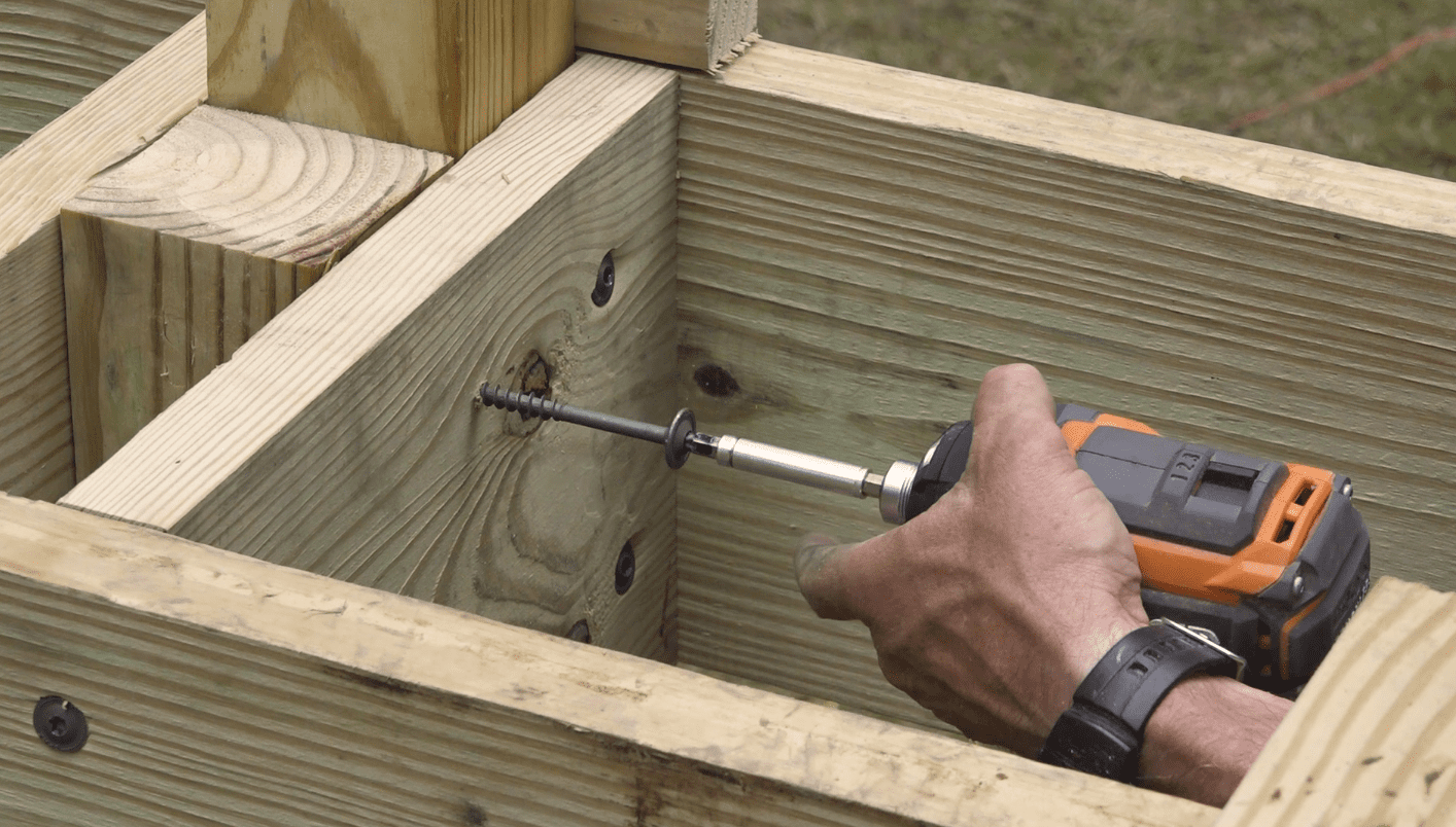 Building a Deck Video How to install guard posts MyFixitUpLife