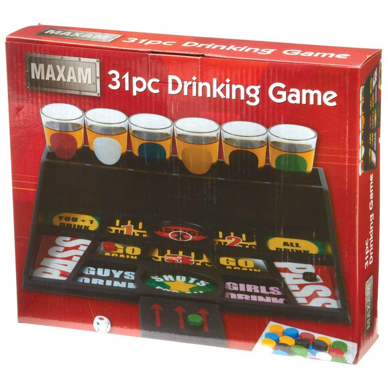 Shot Glass Drinking Game — 31 pc Set The Flask Store
