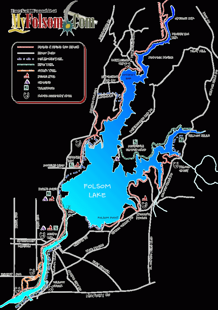 Folsom Lake Trails Map