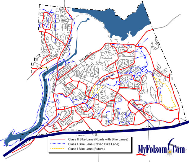 Folsom Bike Trail Map