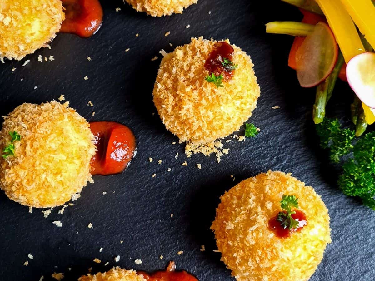 Potato Croquettes with Bacon and Mozzarella My Formosa Food