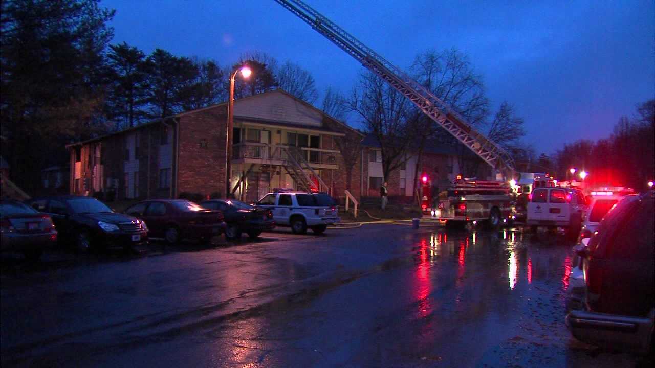 More than 20 displaced after apartment fire in WinstonSalem
