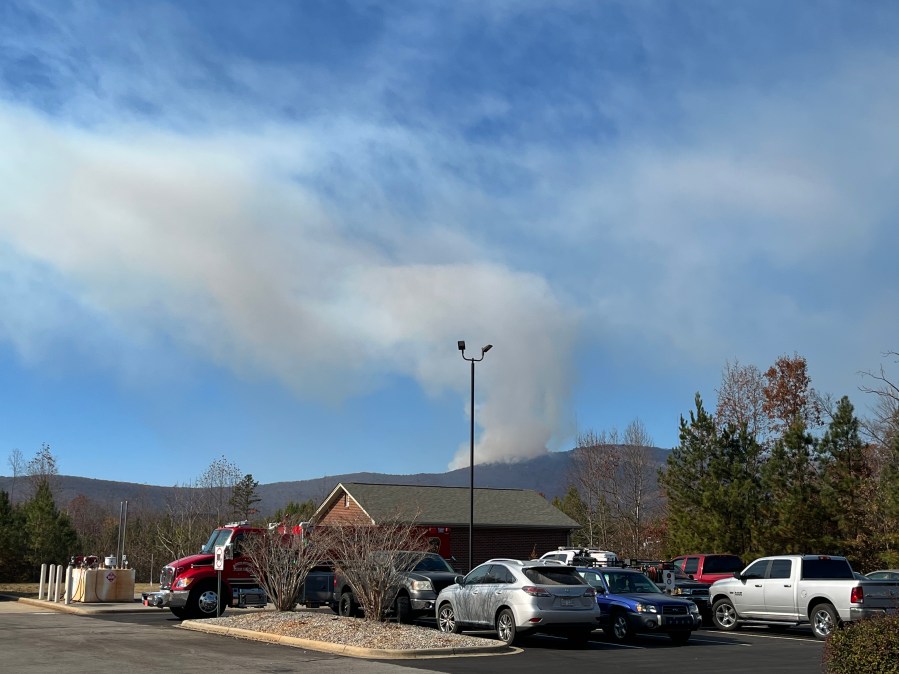 Fire causing homes to be evacuated near Sauratown Mountains; Sauratown