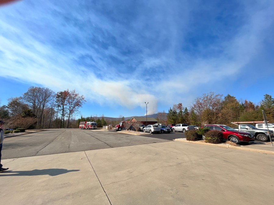 Fire causing homes to be evacuated near Sauratown Mountains; Sauratown