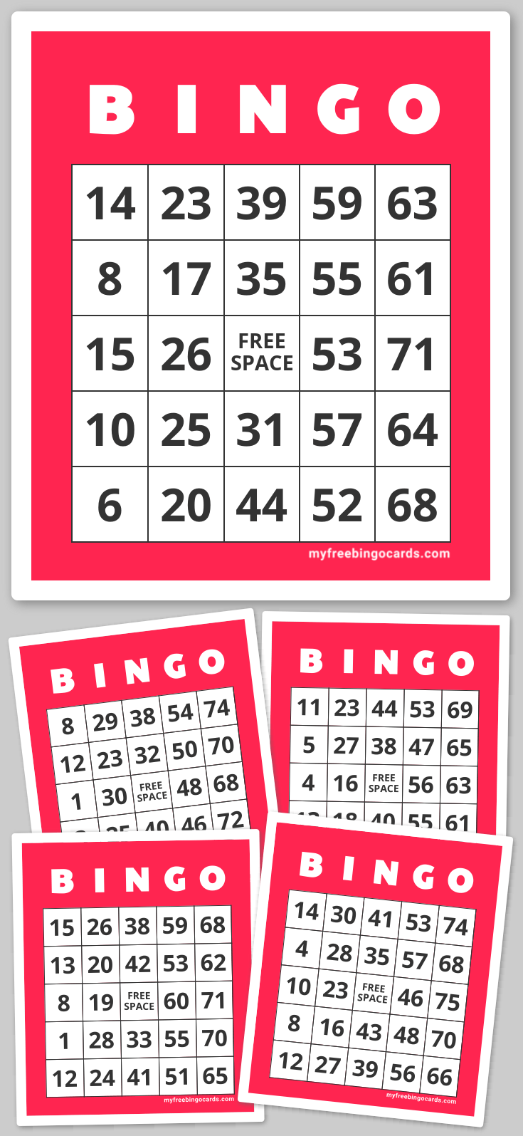 Classic 175 Number Bingo