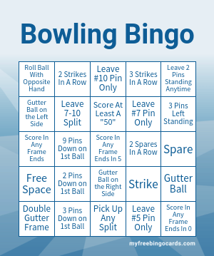 Bowling Bingo