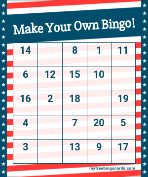 Print 100+ Make Your Own Bingo! Cards