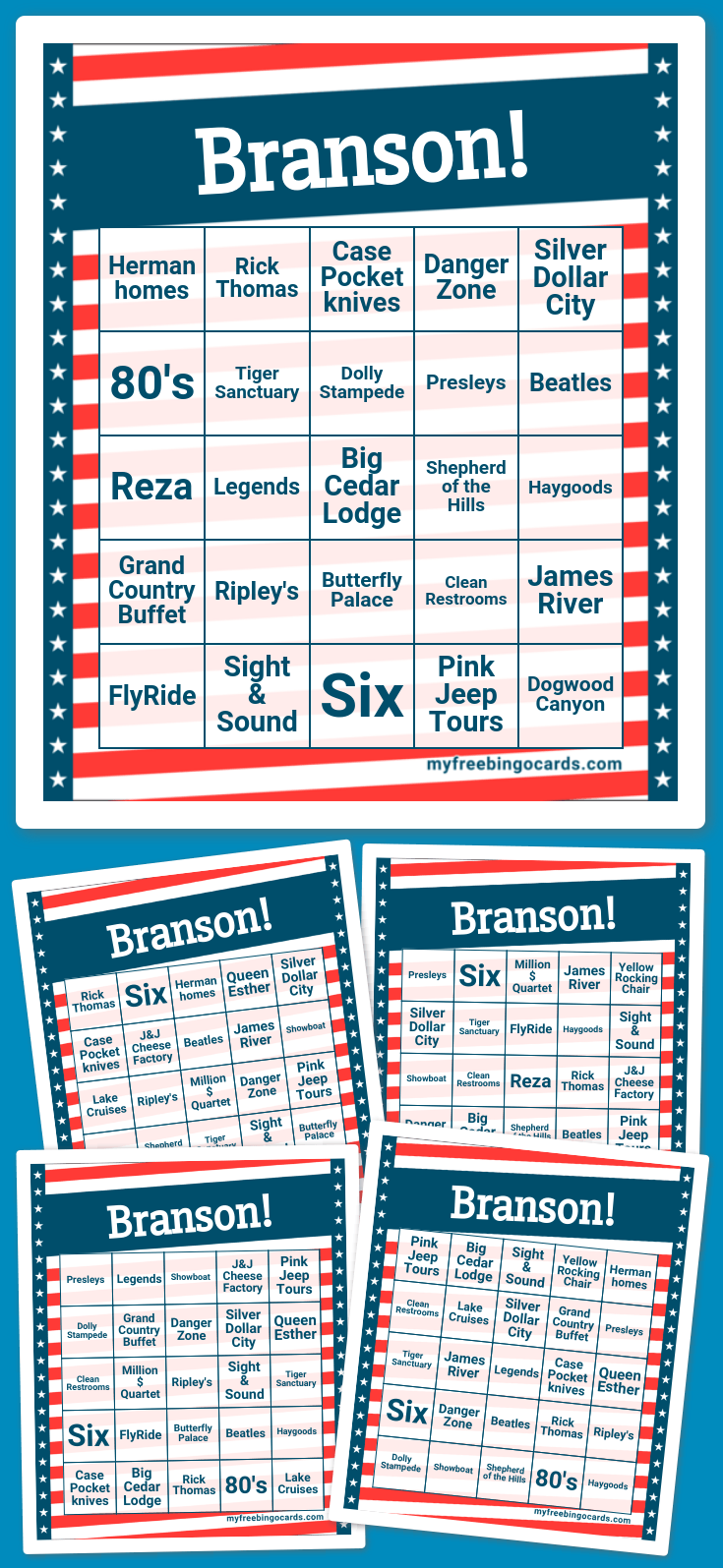 Virtual Branson! Bingo