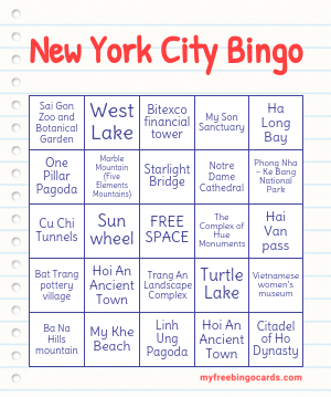 New York City Bingo