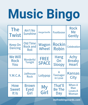 Print 100+ Music Bingo Cards