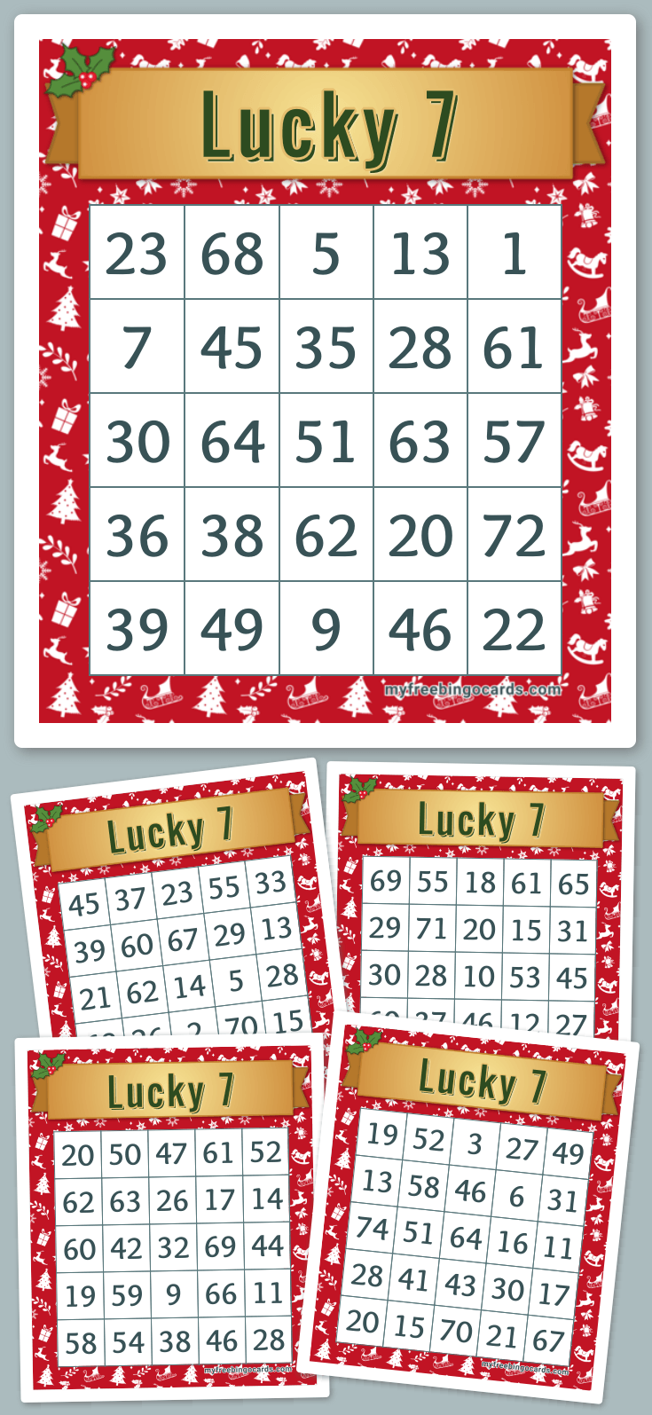 Virtual Lucky 7 Bingo
