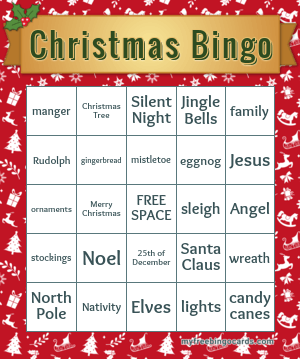 printable blank christmas bingo cards Bingo papertraildesign