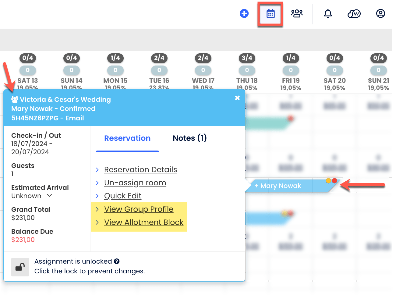 Manage Group Profiles Cloudbeds