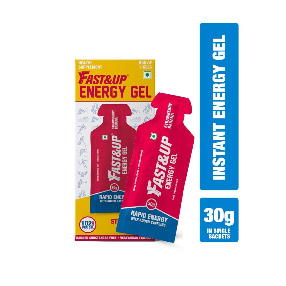 Fast&Up Vegan Sports Energy Gel For Instant Energy During Workout