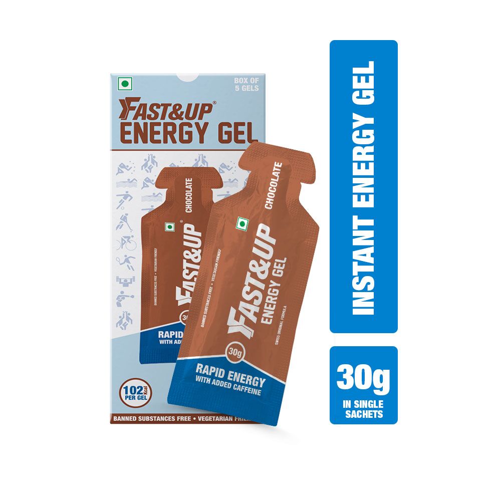 Fast&Up Vegan Sports Energy Gel For Instant Energy During Workout