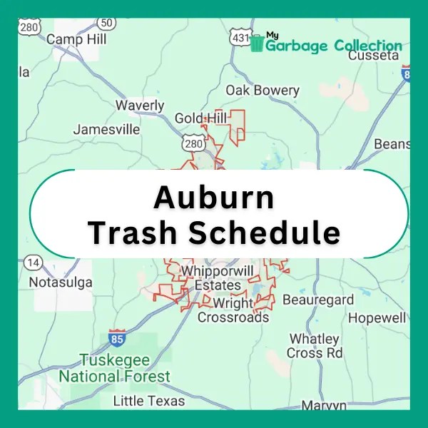 Alabama Trash Schedules My Garbage Collection