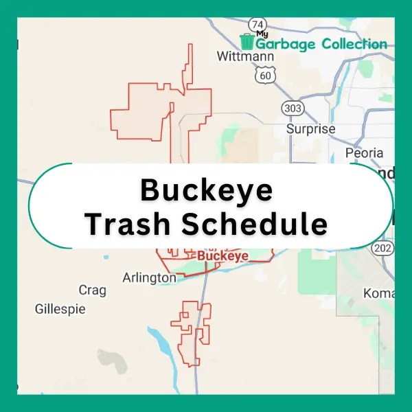 Buckeye Trash Schedule 2024 (Holidays, Recycling & Bulk Pickup) My