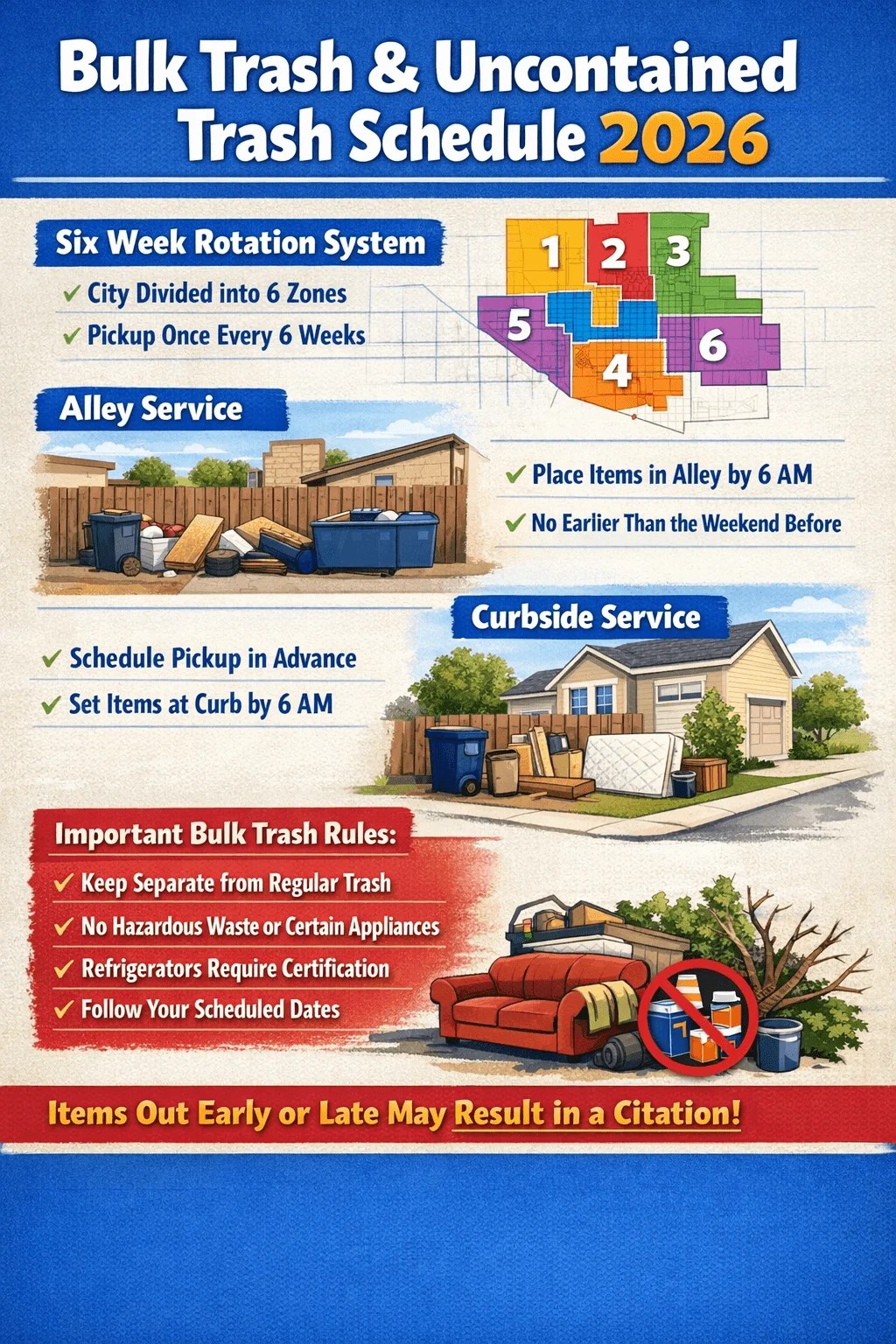 Casa Grande Trash Schedule 2026 Pickup, Recycling, Bulk & Holiday(05)