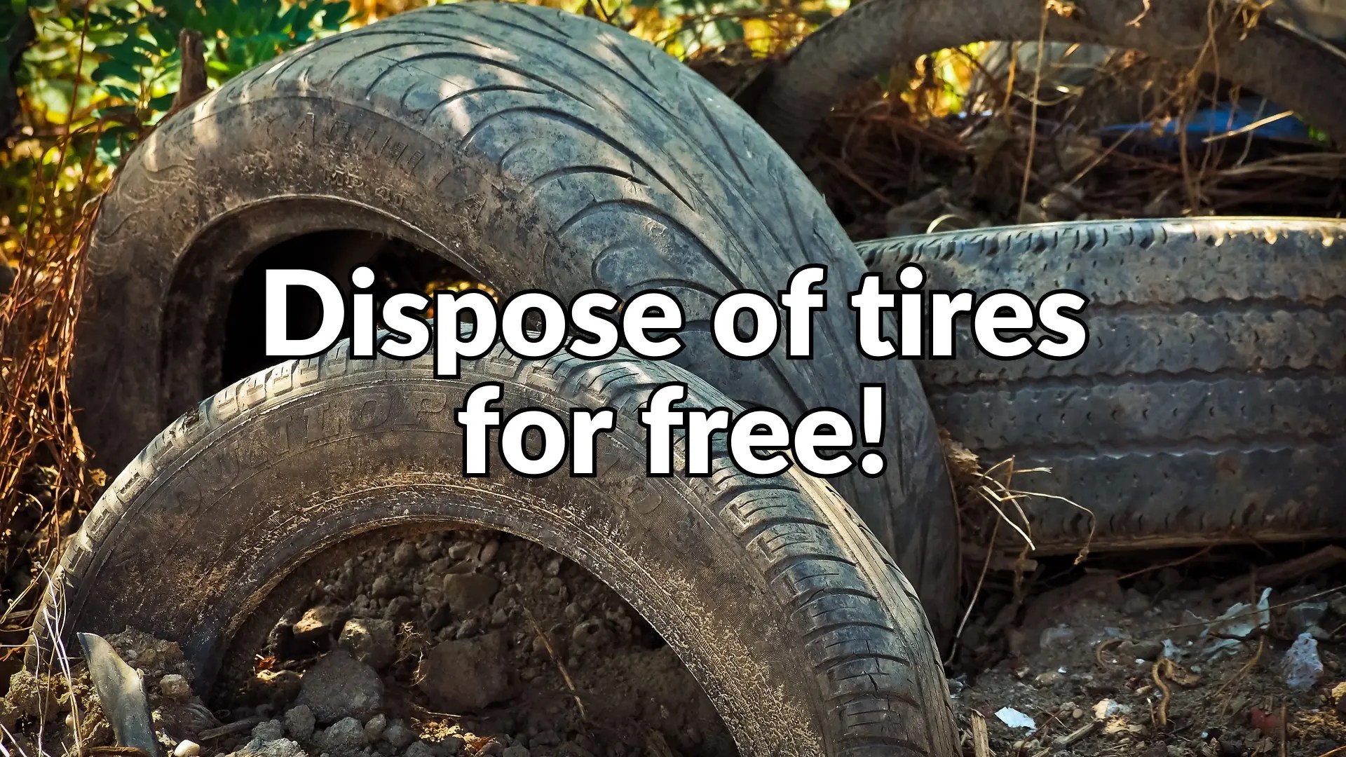 How to Dispose of Tires for Free? Rules and Methods For Tires Disposal