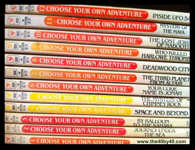 Choose Your Own Adventure for low level FVR readers My generation of