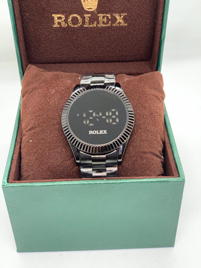 Rolex One Touch Unisex Digital Watch Black Strap MyGhMarket