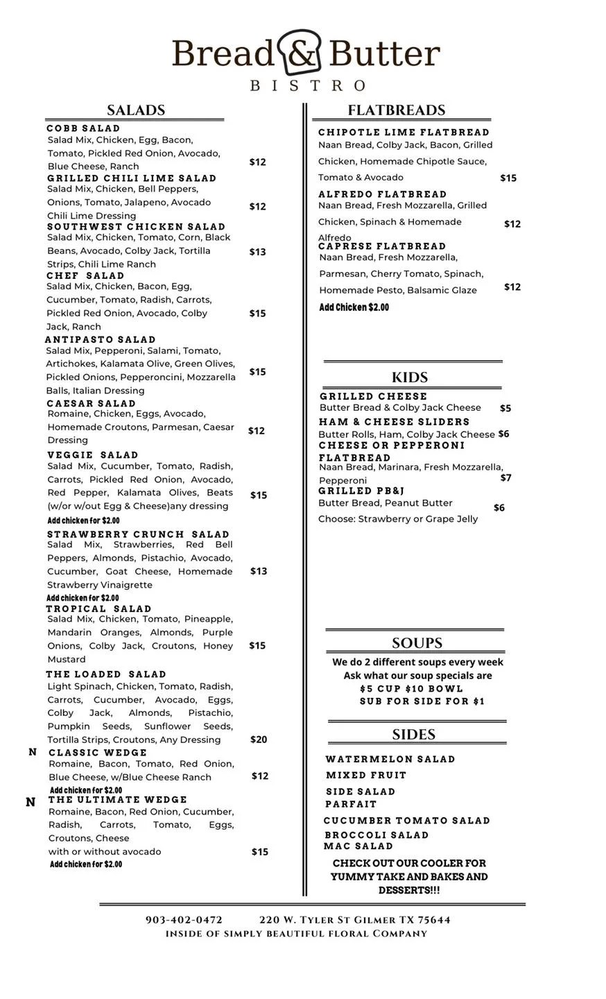 Bread & Butter Bistro