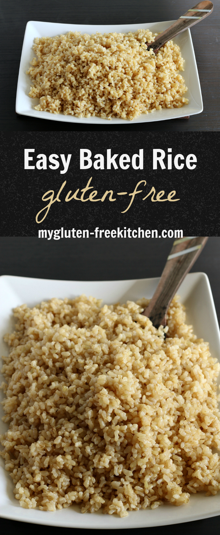 Easy Baked Brown Rice {Glutenfree}