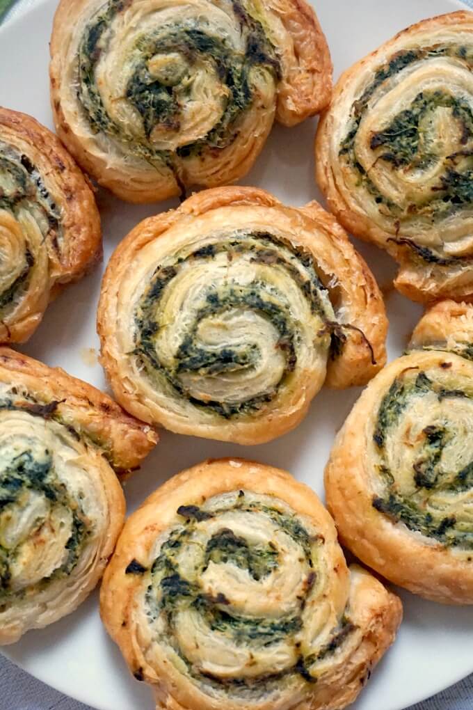 Spinach and Ricotta Pinwheels