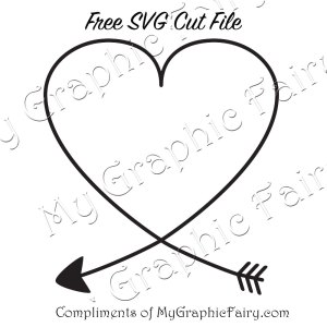 Download Heart Arrow SVG - My Graphic Fairy