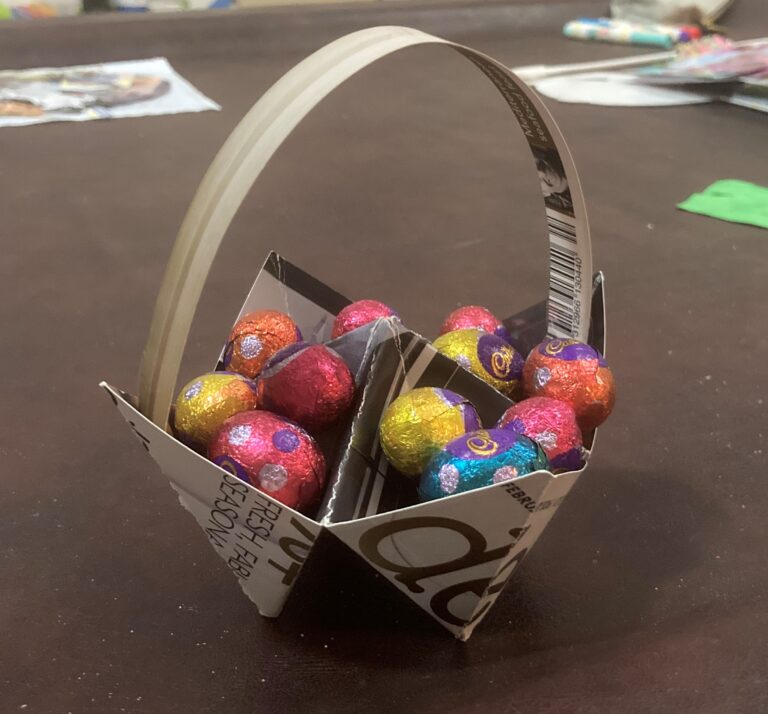 8 Simple DIY Easter baskets using recycled materials My Green Toddler