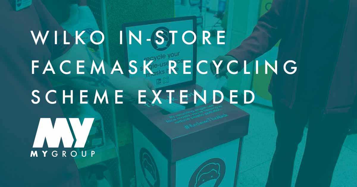 Wilko instore facemask recycling scheme extended MYGroup