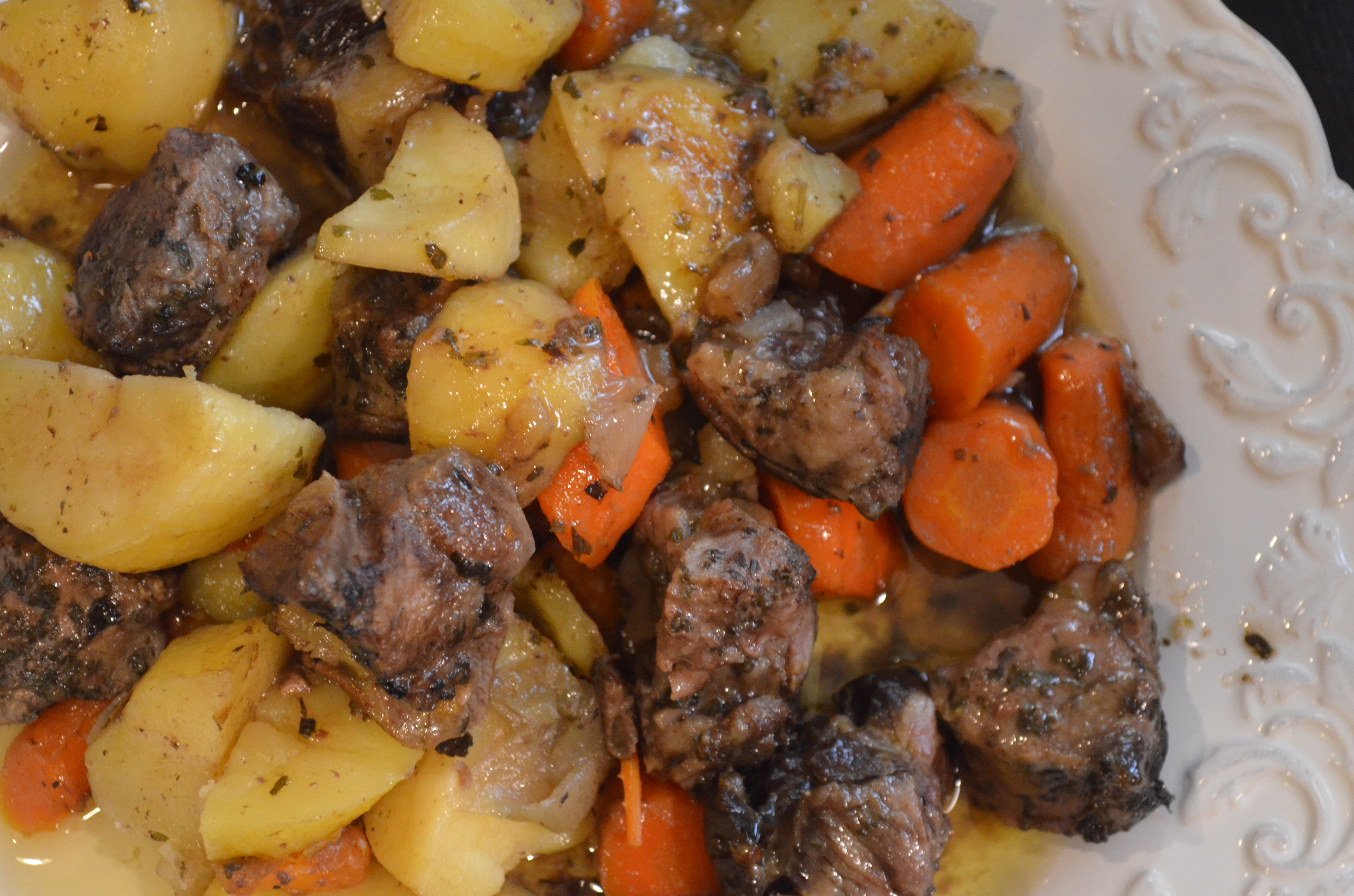 Pan Roasted Lamb and Potatoes My Halal Kitchen by Yvonne Maffei